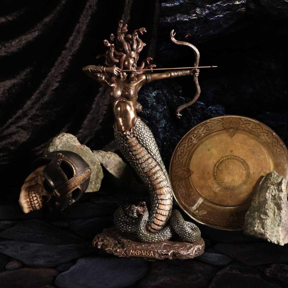 Nemesis Now - Medusa's Wrath Dekorative Figur - Bronzefarben